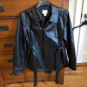 East 5th Genuine Leather Jacket, sz XL